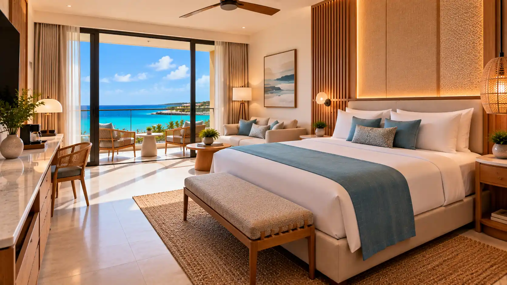 Oceanfront – 1 King Bed Deluxe